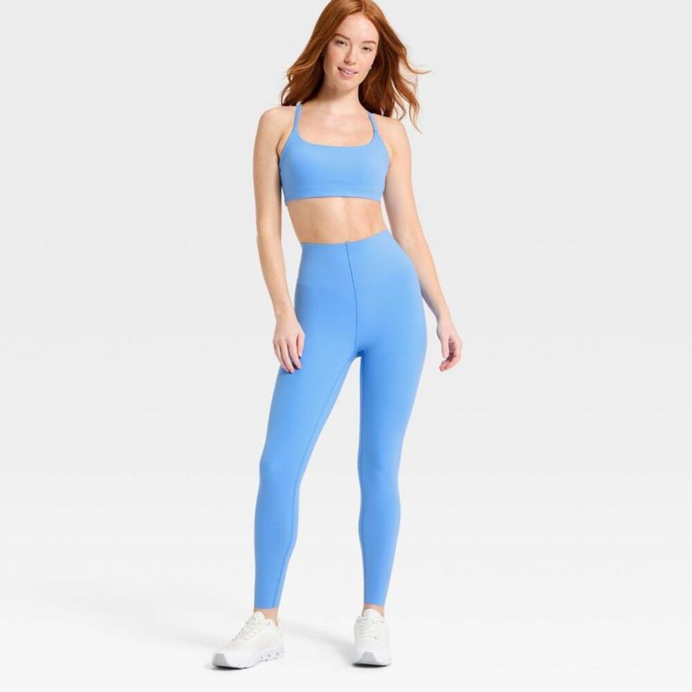 All In Motion - Women's Super Flex Ultra High Rise Bonded Leggings Blue - Picture 3 of 4